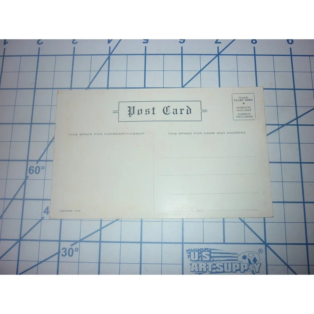 Vintage Postcard If You Don't Love Me Beat It Girl with Drum Series 224 Unposted